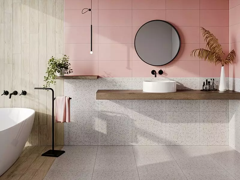 Mẫu gạch họa tiết terrazzo 30x60 đẹp