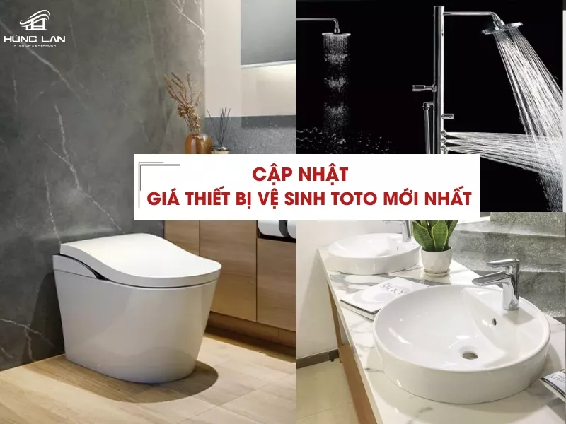 Cập nhật giá thiết bị vệ sinh TOTO mới nhất 2024