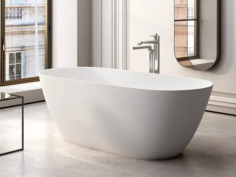Hướng dẫn chi tiết cách chọn mua bồn tắm đặt sàn để kiến tạo không gian sống đẳng cấp