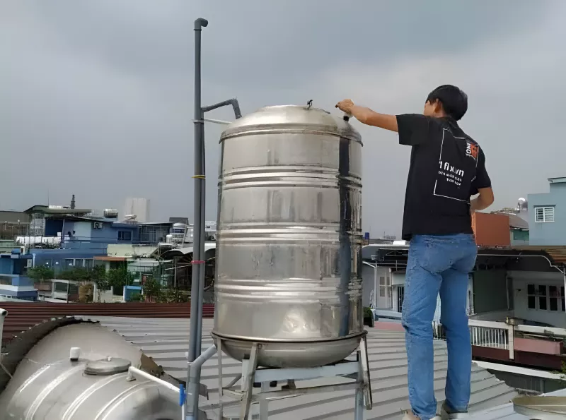 Khoảng cách từ bồn nước đến bình nóng lạnh chuẩn kỹ thuật
