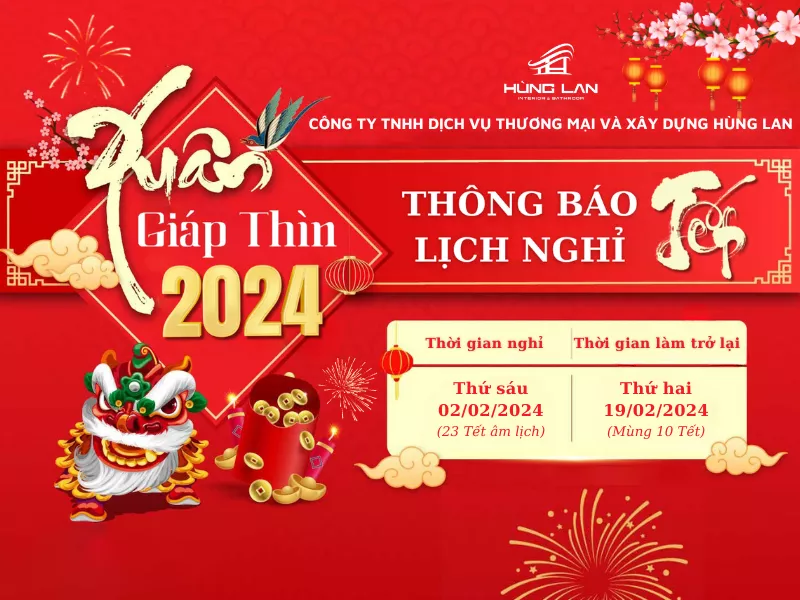 Thông Báo Lịch Nghỉ Tết Nguyên Đán 2024