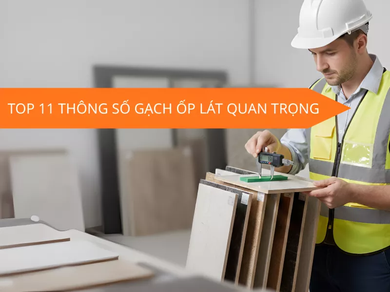 Tổng hợp các thông số quan trọng của gạch ốp lát