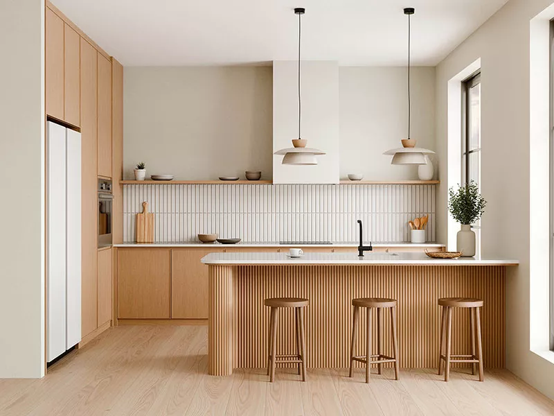 Khám phá các xu hướng chọn gạch ốp lát bếp 2026