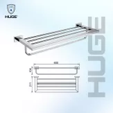 Kệ Khăn 2 Tầng Huge