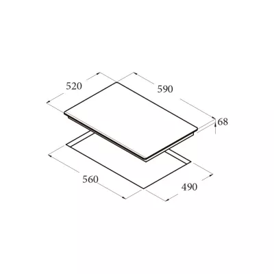 Bếp từ Cata IB 603 WH