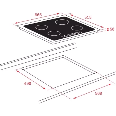 Bếp từ Teka IZC 63320 BK MSS