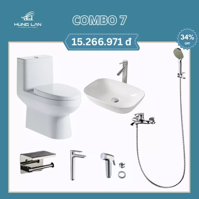 Bộ Combo Thiết Bị Vệ Sinh ELIMEN CBHL2507