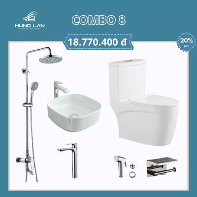 Bộ Combo Thiết Bị Vệ Sinh ELIMEN CBHL2508