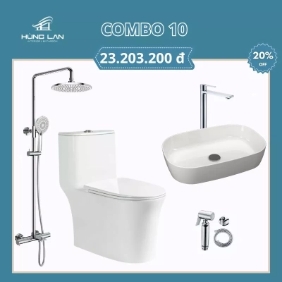 Bộ Combo Thiết Bị Vệ Sinh ELIMEN CBHL2510
