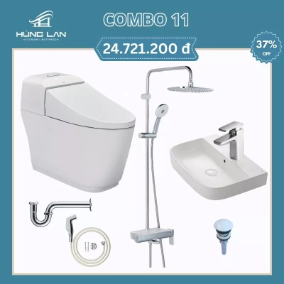 Bộ Combo Thiết Bị Vệ Sinh INAX CBHL25011