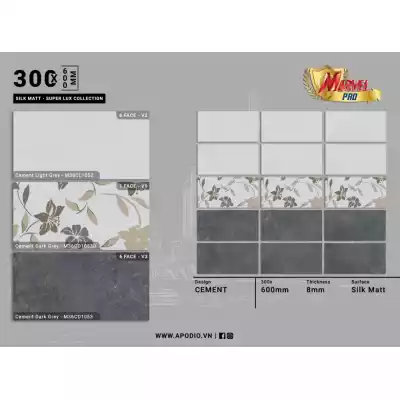 Bộ gạch ốp 30x60 Apodio M36CL1052 – M36CD1053D – M36CD1053