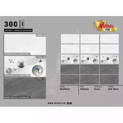 Bộ gạch ốp 30x60 Apodio M36ML1058 – M36MD1059D – M36MD1059