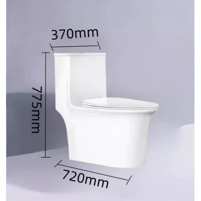 Bồn Cầu 1 Khối Dova D6008