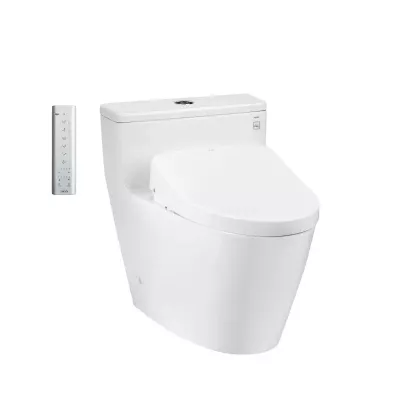 Bồn cầu 1 khối kết hợp nắp rửa điện tử TOTO MS625CDW12