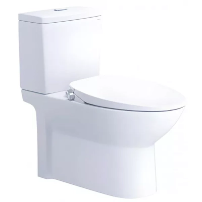 Bồn cầu 2 khối Caesar CD1341 + TAF060 nắp rửa cơ