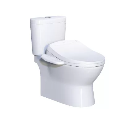 Bồn cầu kết hợp nắp điện tử Caesar CD1320 + TAF400H