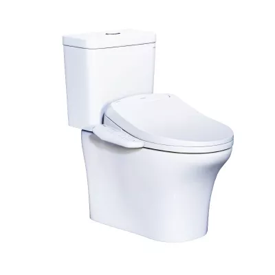 Bồn cầu kết hợp nắp điện tử Caesar CD1341 + TAF400H