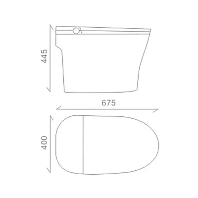 Bồn Cầu Thông Minh D&K DK-AC949E