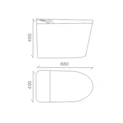 Bồn Cầu Thông Minh D&K DK-AC958E