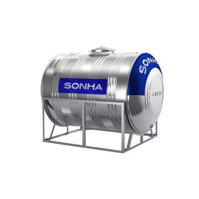 Bồn Nước Inox Sơn Hà Ngang 5000L (Φ1420)