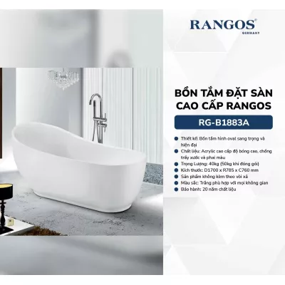 Bồn Tắm Đặt Sàn Rangos RG-B1883A