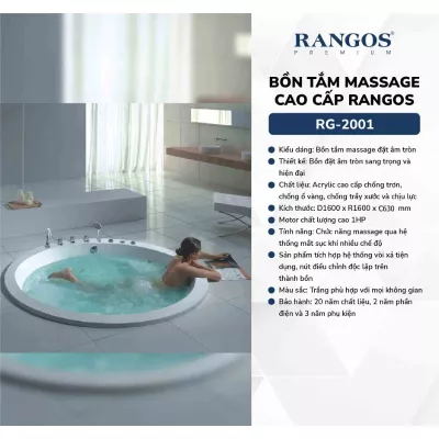 Bồn Tắm Massage Rangos RG-2001