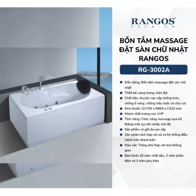 Bồn Tắm Massage Rangos RG-3002A