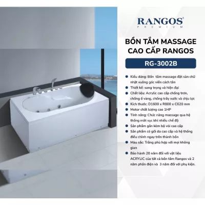 Bồn Tắm Massage Rangos RG-3002B