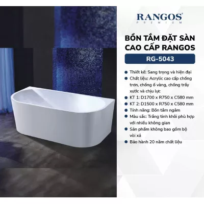 Bồn Tắm Massage Rangos RG-5043