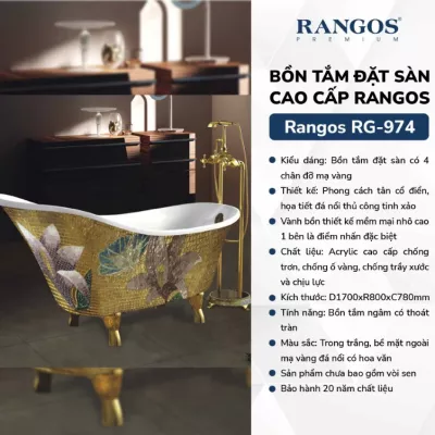 Bồn Tắm Massage Rangos RG-974
