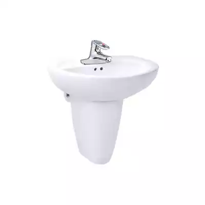 Chậu Lavabo Treo Tường Caesar L2220 (Không Chân)