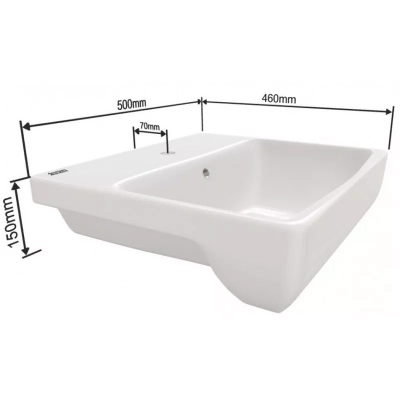 Chậu rửa bán âm bàn American Standard WP-F301