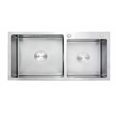 Chậu rửa bát hai hố lệch RUSIT-VADO R7845225S