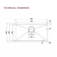 Chậu rửa bát Paul Schmitt PA80455-UD