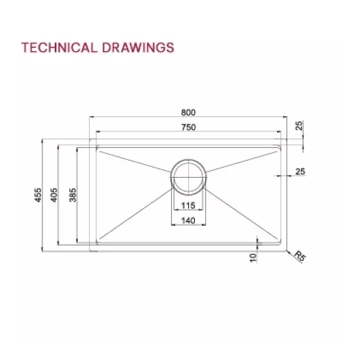 Chậu rửa bát Paul Schmitt PA80455-UD