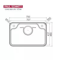 Chậu rửa bát Paul Schmitt PAM7548-TE