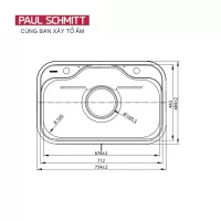 Chậu rửa bát Paul Schmitt PAM75484-TE