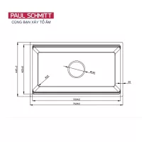 Chậu rửa bát Paul Schmitt PAM7645-UDDE
