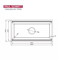 Chậu rửa bát Paul Schmitt PAM8645-UDDE