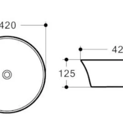 Chậu rửa đặt bàn Elimen CS-5011