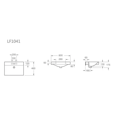 Chậu rửa đặt trên bàn Elimen LF1041