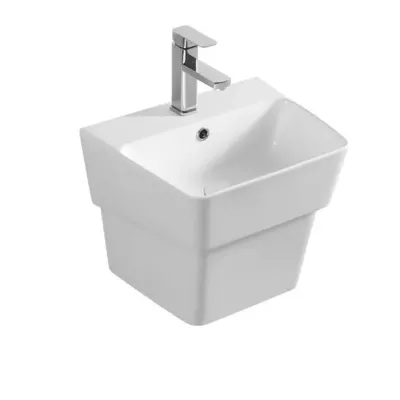 Chậu rửa Lavabo liền khối chân lửng Kolni 6600
