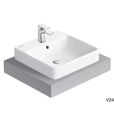 Chậu rửa mặt đặt bàn Viglacera V24