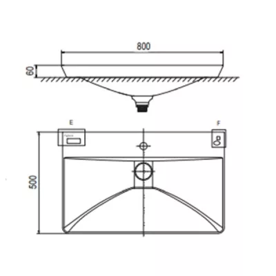 Chậu rửa mặt dương vành Viglacera P.22.680