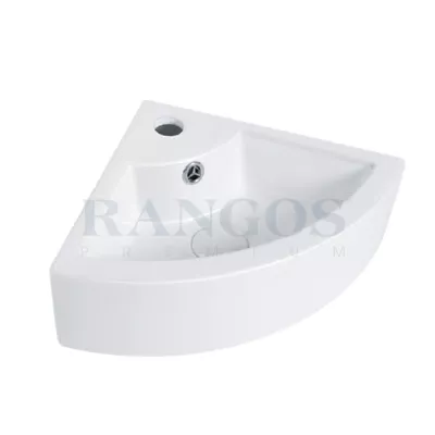 Chậu Rửa Mặt Góc Treo Tường Rangos RG-80011