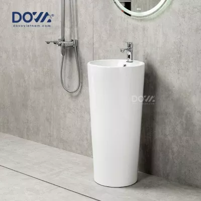 Chậu Rửa Mặt Liền Chân DOVA CLC360