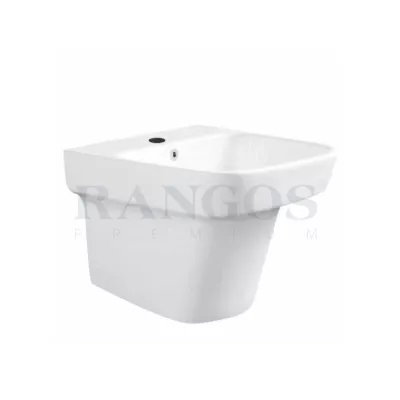 Chậu Rửa Mặt Liền Chân Rangos RG-6109