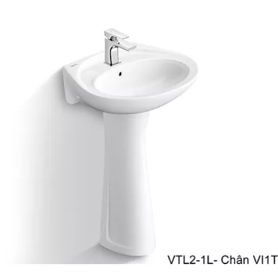 Chậu rửa mặt treo tường Viglacera VTL2