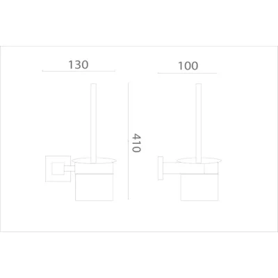 Chổi cọ toilet Ecobath EC255-15