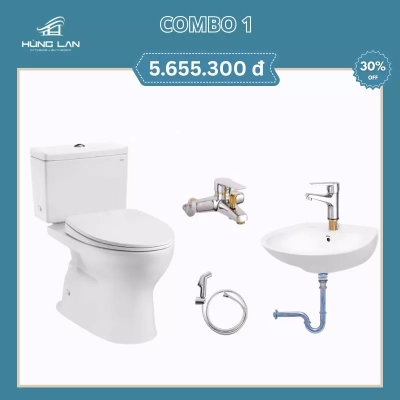 Bộ Combo Thiết Bị Vệ Sinh 6 Món CBHL2501
